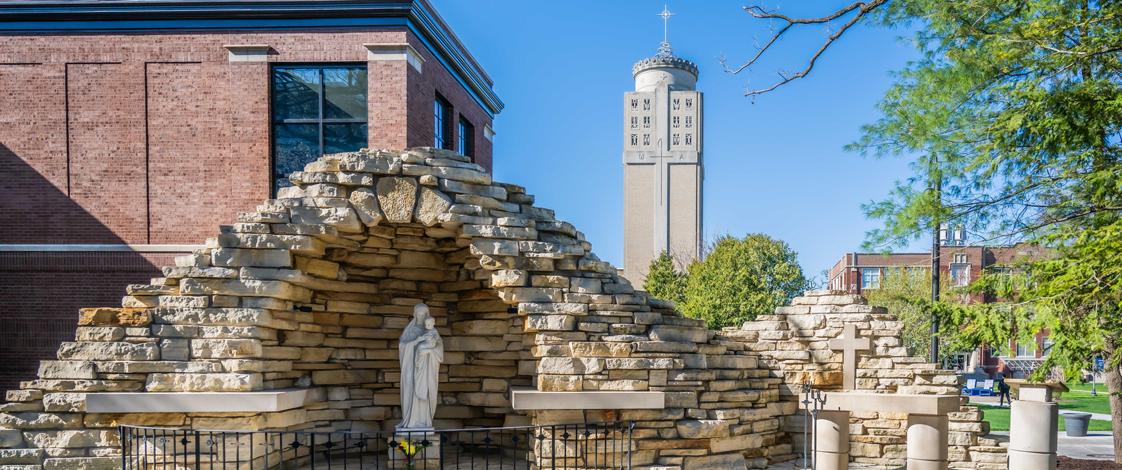 grotto on saint ambrose university